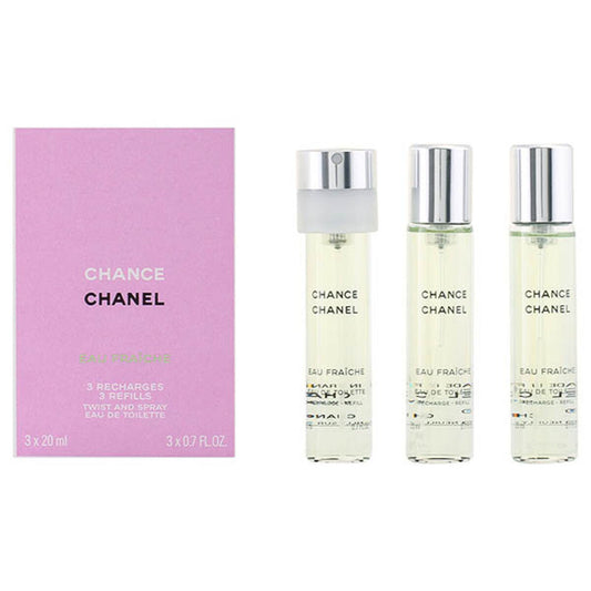 Women's Perfume Set Chance Eau Fraiche Chanel Chance Eau Fraîche (3 pcs)