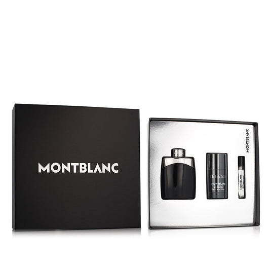 Men's Perfume Set Montblanc Legend EDT 3 Pieces